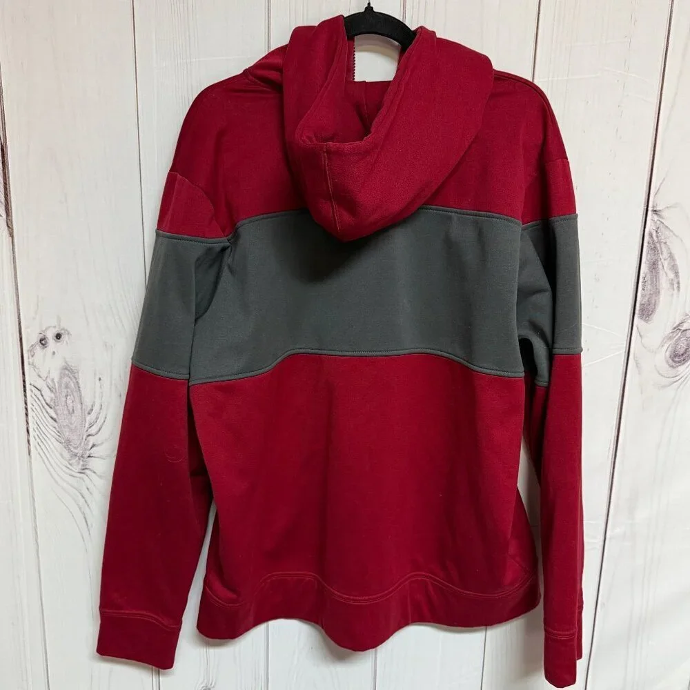 The North Face‎ Colorblock Full-Zip Hoodie – Red/Gray – Men’s XL – EUC